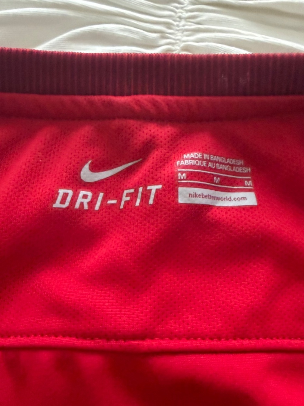 Nike Portugal Dri-FIT Soccer Jersey – Red Women’s Top - Picture 5 of 7